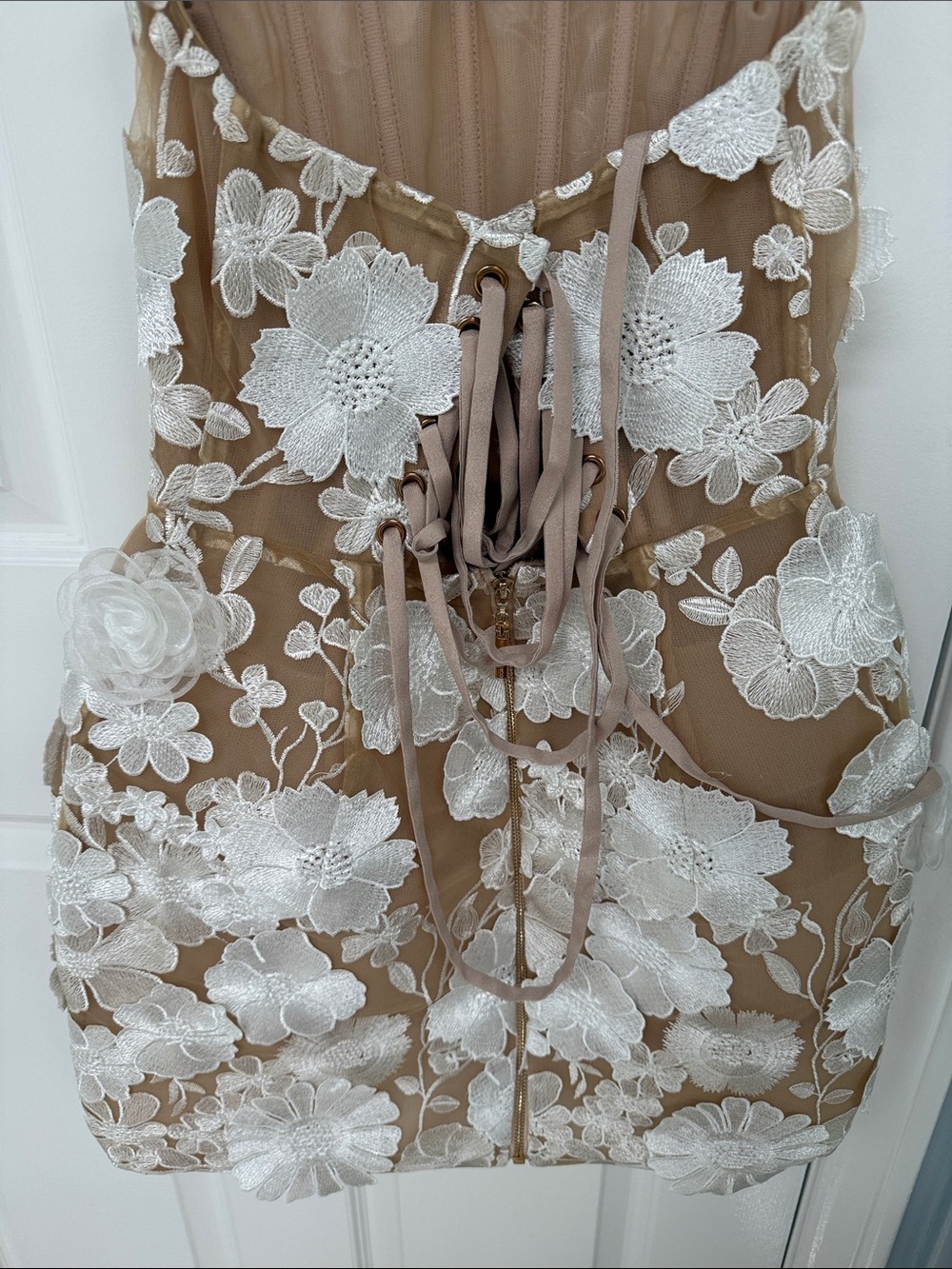 Bronx Banco Jasmine Maraya dress in white floral - size XS - Picture 4 of 8